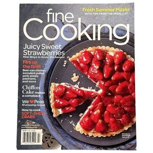 Fine Cooking 2007 Jan-Dec Magazine Lot of 7 Collectible Paperback Magazines.